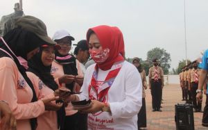 ULANG TAHUN KE 59 GERAKAN PRAMUKA, KWARCAB BANJASARI KIDUL BAGIKAN MASKER